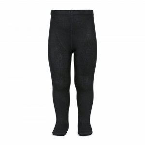 Plain stich basic tights 900 - Zwart