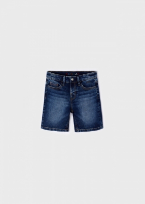 Denim 5 pocket bermuda shorts 056 - Dark