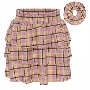 Skirt check 6008 - Lilas
