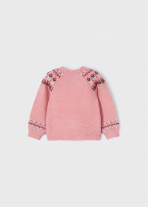 Jacquard sweater 040 - Blush