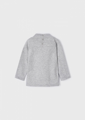 Mockneck sweater 075 - Pearl