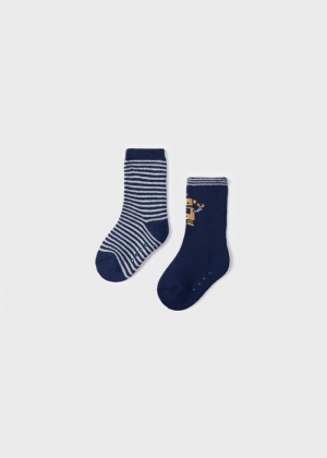 Anti-slip socks set 044 - Dark