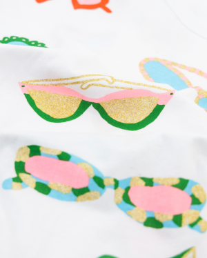 Kenza t-shirt sunglasses 100 - White