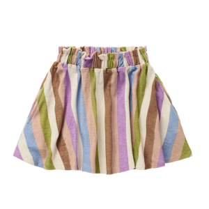Paperbag skirt stripe print Biscotti