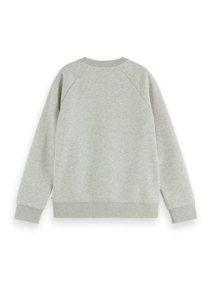 Regular fit artwork sweatshirt 0606 - Grey mel
