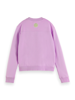 Relaxed-fit artwork sweatshirt 1179 - Orchid