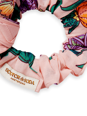 AOP scarf scrunchie 5536 - Flower g
