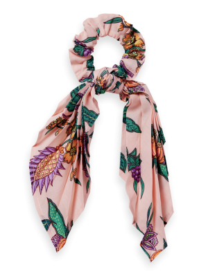 AOP scarf scrunchie 5536 - Flower g