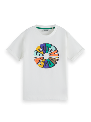 Skate-fit SS artwork tee 0001 - Off whit