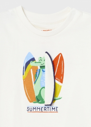 T-shirt SS 015 - Cream