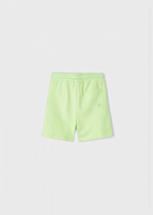Basic fleece shorts 010 - Celery