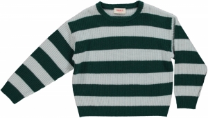 Striped knitted top boys and g 70 - Pine