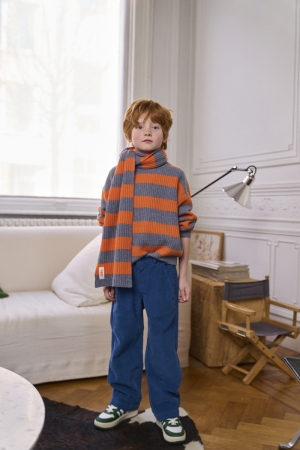 Woven trousers boys and girls 47 - Blue