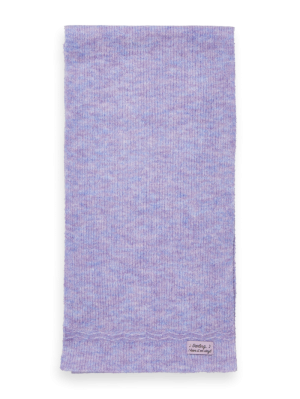 Knitted scarf 5984 - Lavender