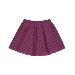 Broidery skirt Red plum