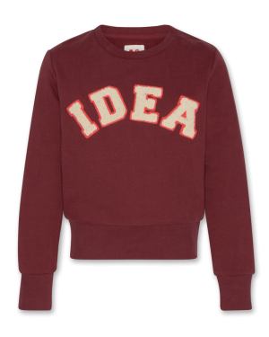 Lana c-neck sweater 660 - Dark red