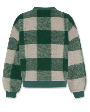 Violeta check sweater 450 - Green