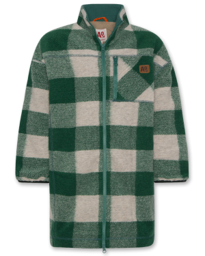 Lotte check coat 450 - Green