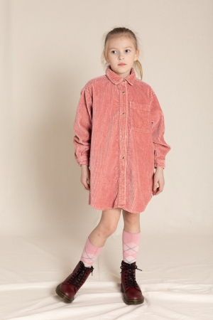 Buttoned dress 331 - Soft pink