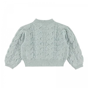 Girls cable cardigan Glass
