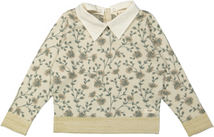 Jacquard pullover Flower