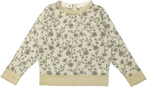 Jacquard pullover Flower