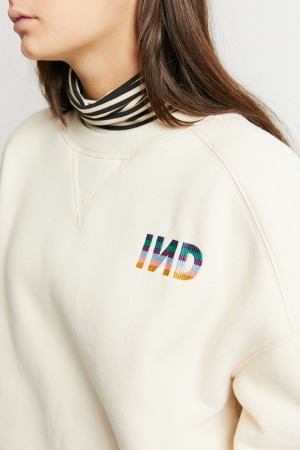 Sweater embroidered logo Off white
