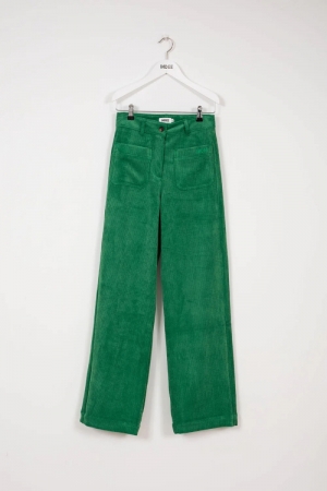 Corduroy trousers Mint green