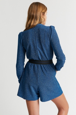 Glitter jumpsuit Matisse blue
