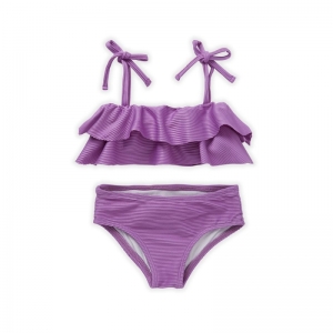 Bikini ruffle Purple
